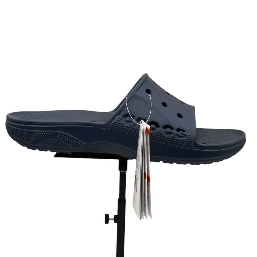 Crocs Baya Men's‎ Slide Sandals Size 11 Navy Blue Lightweight Water Friendly